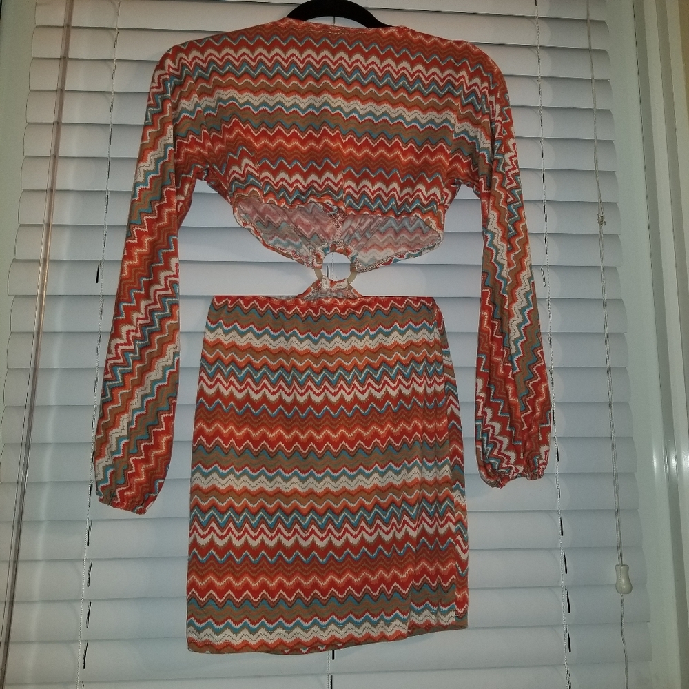 Mini cut out dress